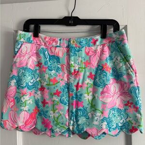 Lilly Pulitzer Women’s Colette Scallop Hem Knit Skort Size 6